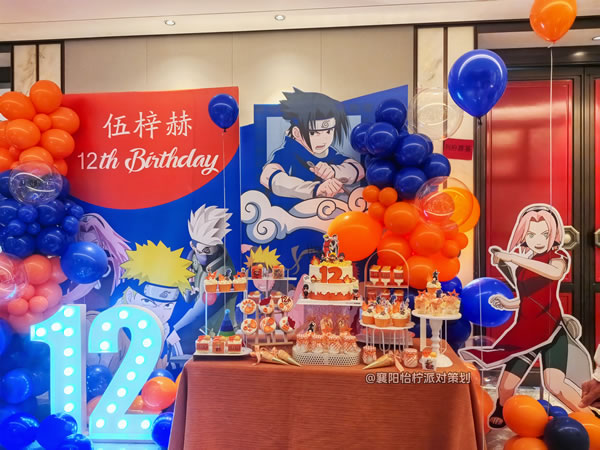 火影青春·逐梦成长甜品套餐-动物奶油-10+8双层主蛋糕+50个小甜品+送货+1人上门摆好分切+撤场-图四